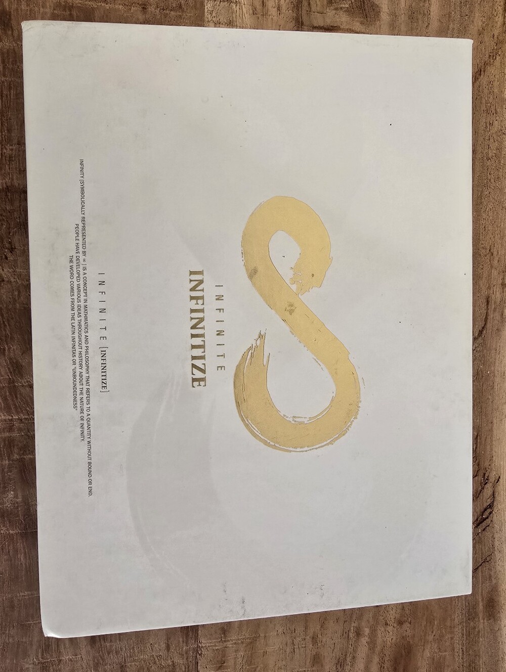 INFINITE album INFINITIZE with Book.